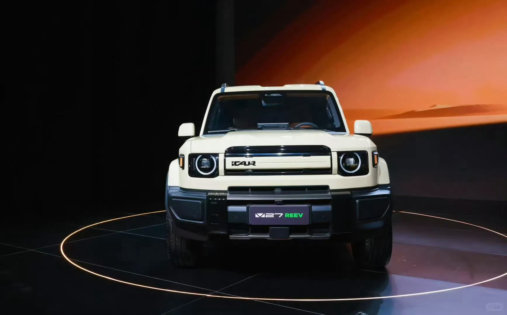 iCAR V27正式全球首秀，定位中大型硬派SUV，其车身尺寸将与奔驰G级接近，