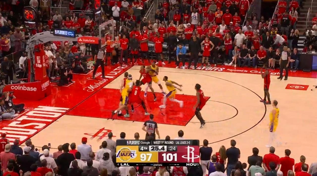 裁判报告除了能恶心人，啥用都没有！湖人火箭G3两次漏判对火箭不利。1-2和0-3