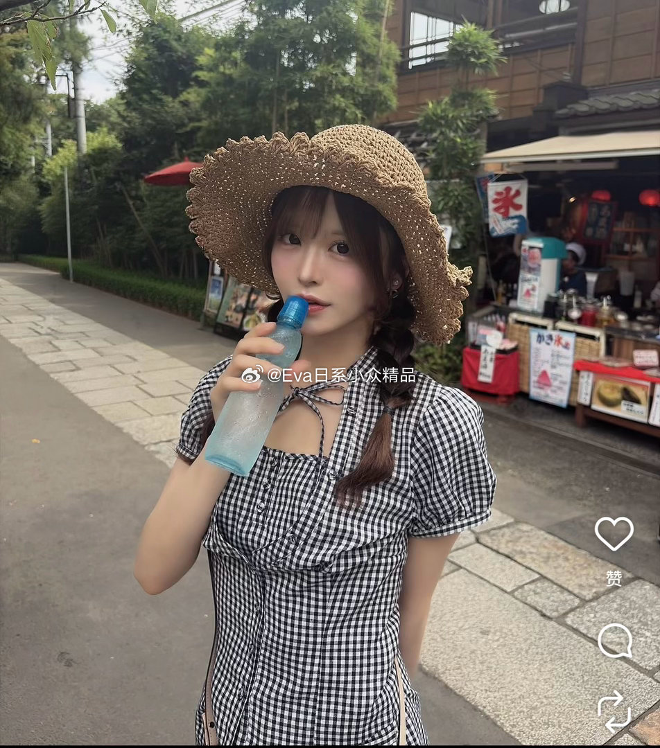 藏青格子好清新 