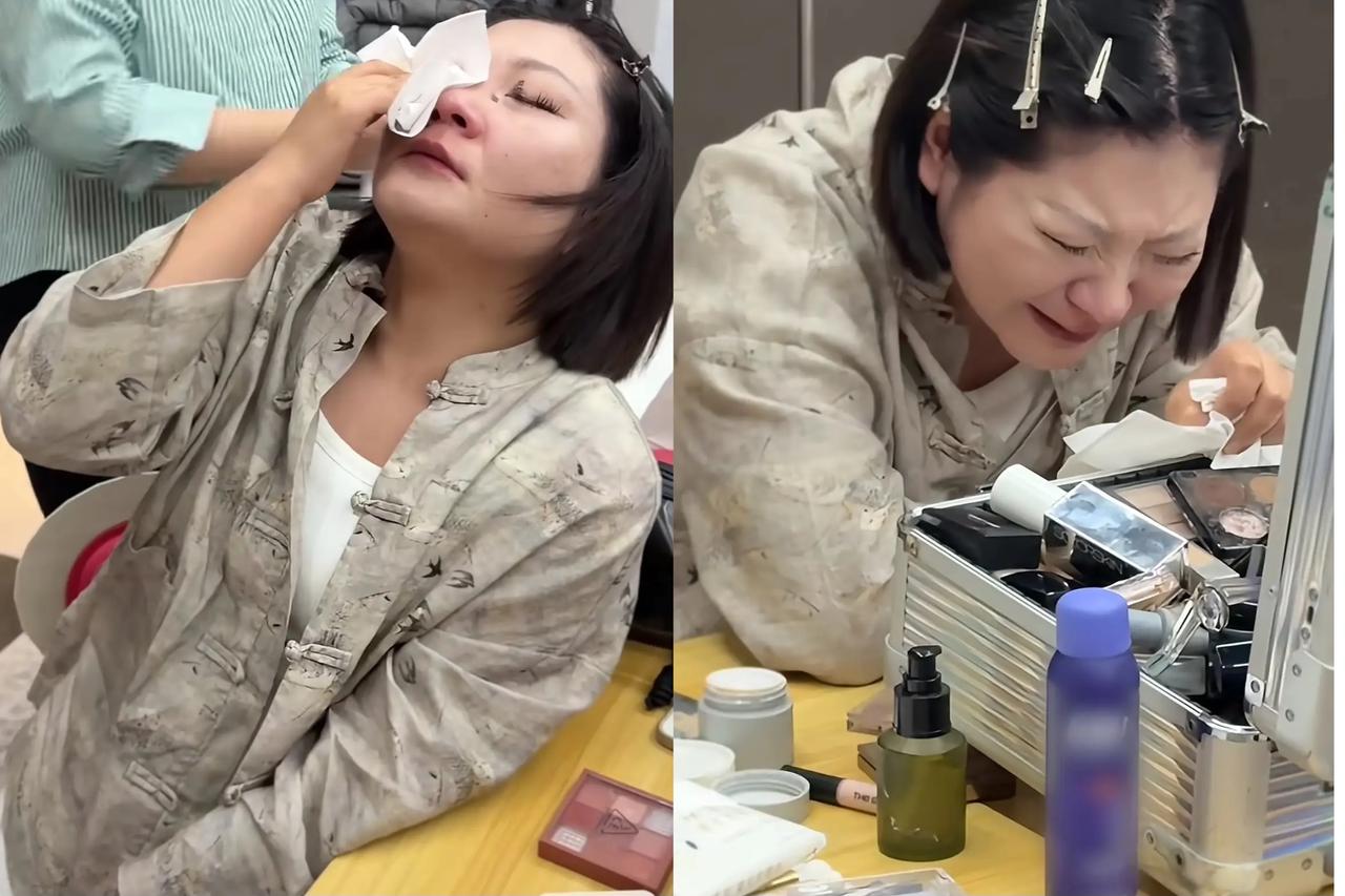王暖暖突然在视频里面大哭，哭到呕吐，太心疼她了！

离婚案件这两天开庭，她肯定是
