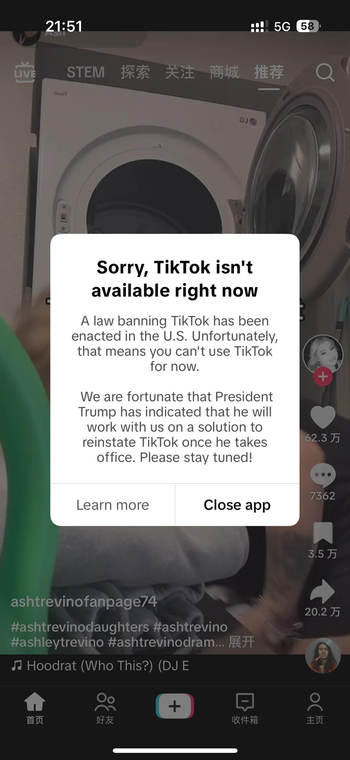 看来只能等川普上台才能用TikTok了，这两天小红书估计要被灌满了。