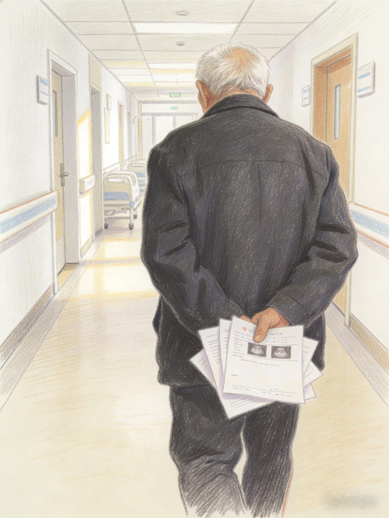 前几天去医院，碰到一位老朋友，70岁了，查出了肠癌，已经是中晚期。

医生让尽快