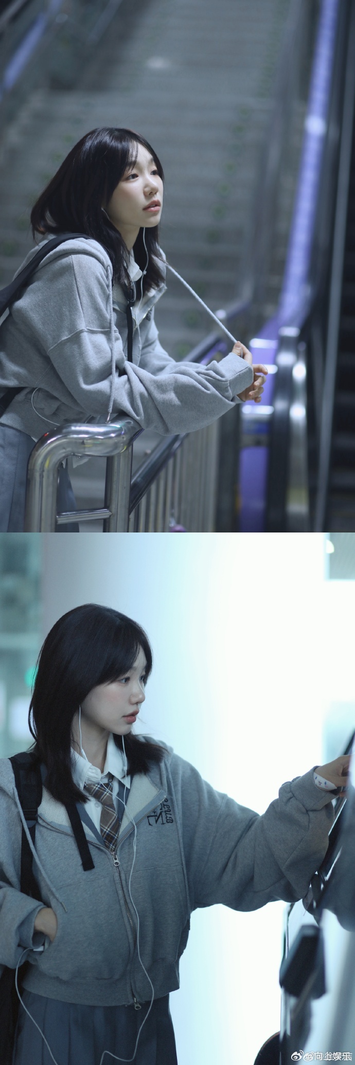 徐梦洁白月光学姐 徐梦洁校园风灰色系plog~我的白月光学姐！好温柔的一款~ ​