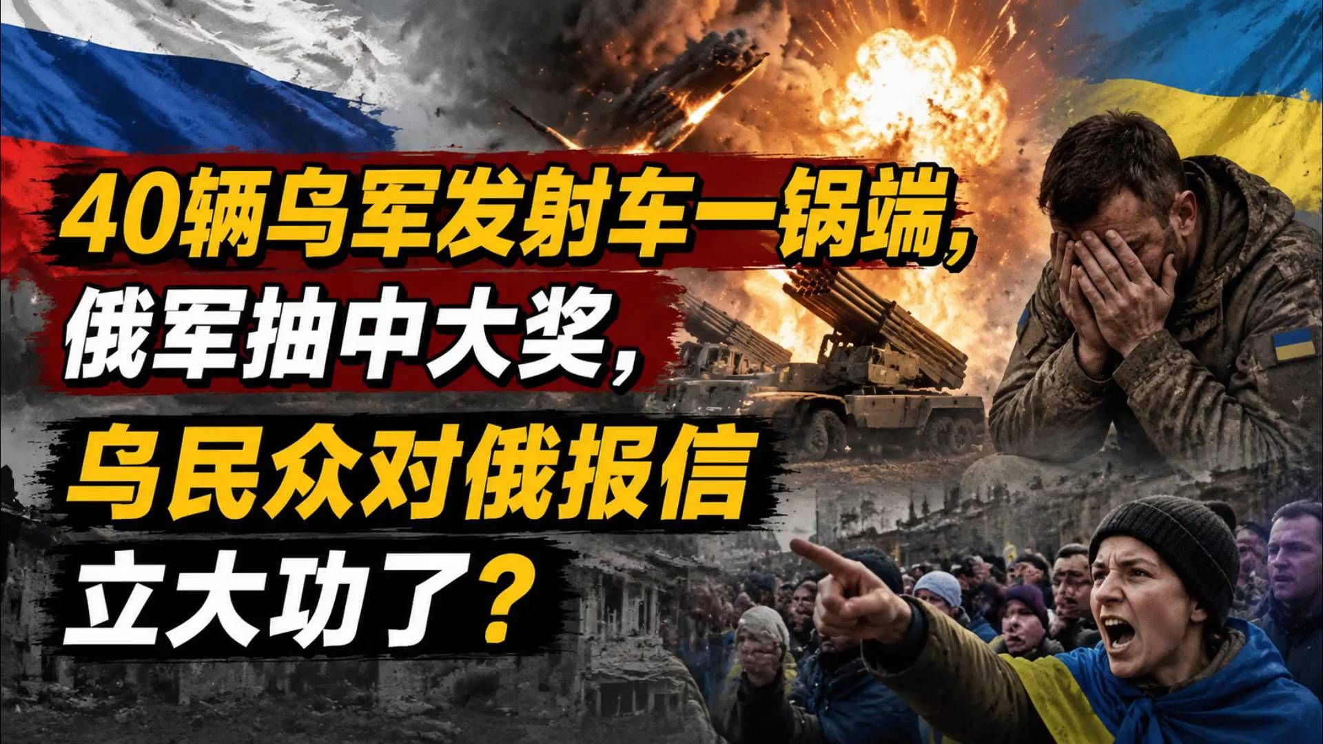 乌民众通风报信？40辆发射车尽毁