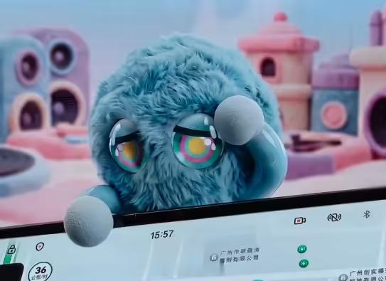 【华为鸿蒙座舱有AI陪伴机器人了“哈蒙蒙”亮相，支持联动小艺】在今日的华为乾崑技