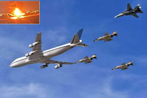 世界上第一次超重型加油机被实战摧毁！以色列空军摧毁了，世界上最后一架还在飞行的波