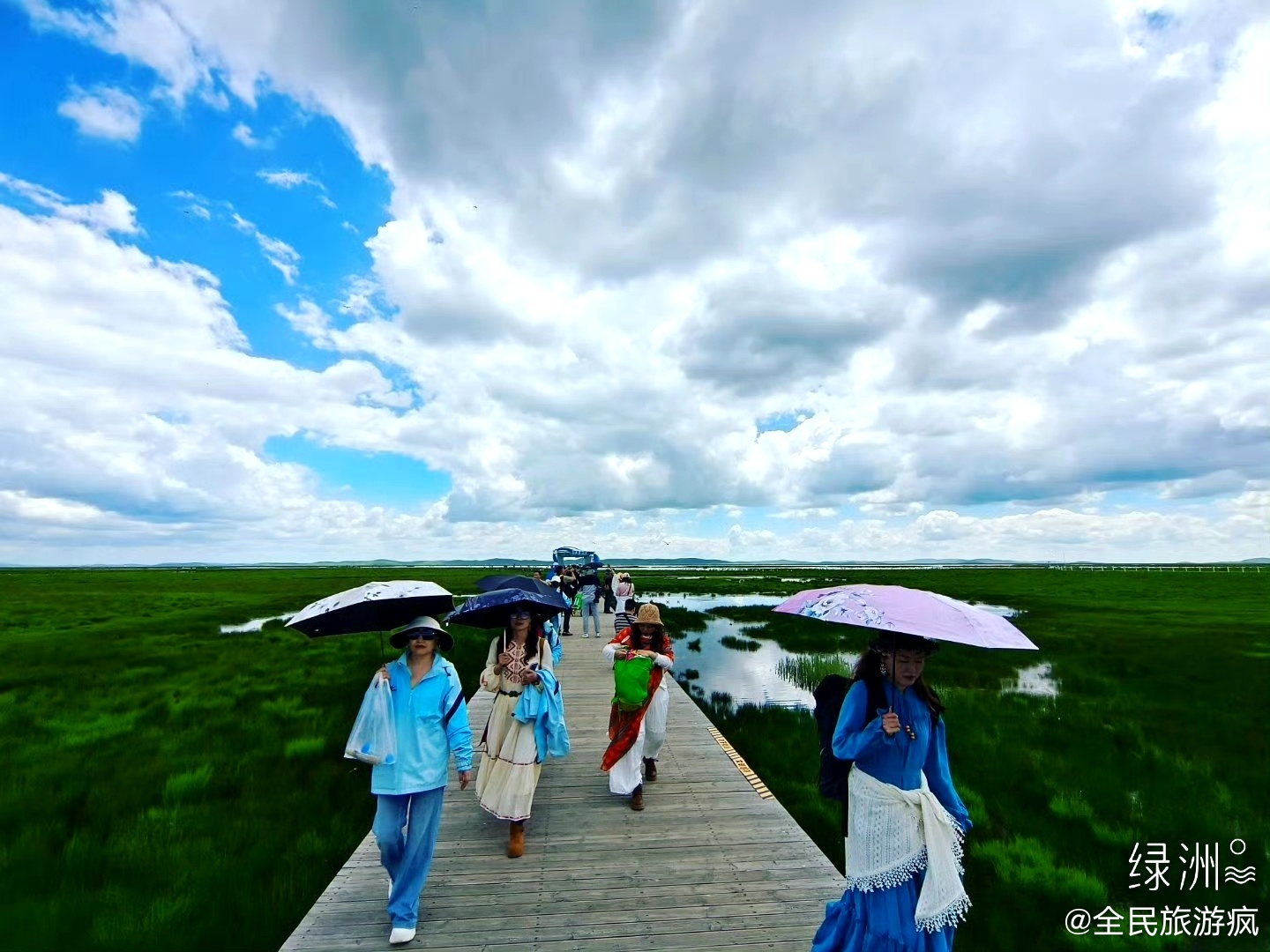 若尔盖花湖｜清凉藏在湖光里 城市里热浪滚滚，而若尔盖花湖却是一派清凉世界。七月的