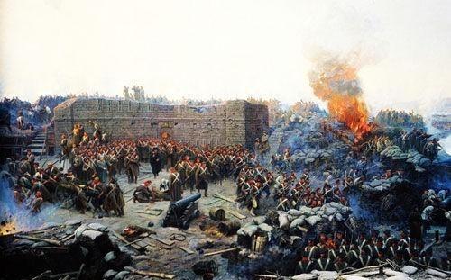 1855年，联军炮兵观测哨发现，一个身着将服的俄军军官正在马拉霍夫岗上巡视，就报