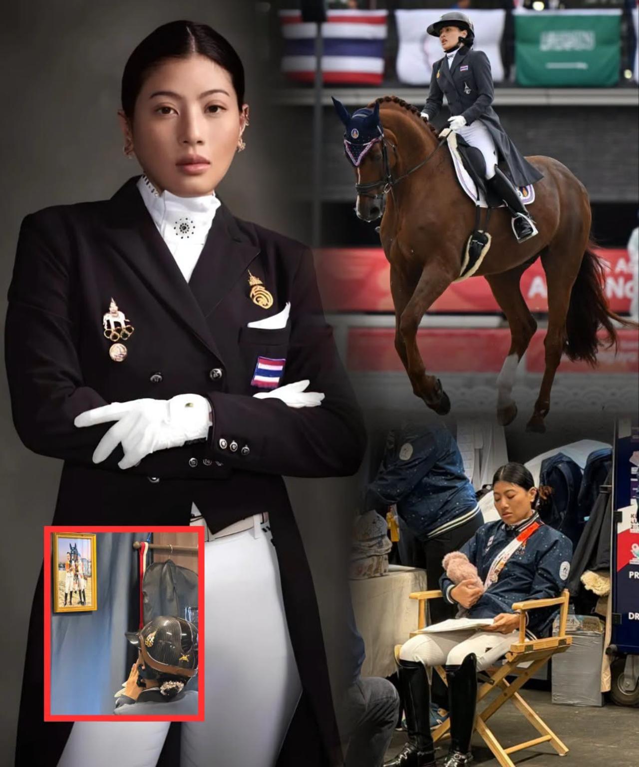 思蕊梵出征亚运会，她的马术是帕公主教的
泰国思蕊梵公主为了国家和姐姐，拼命训练马