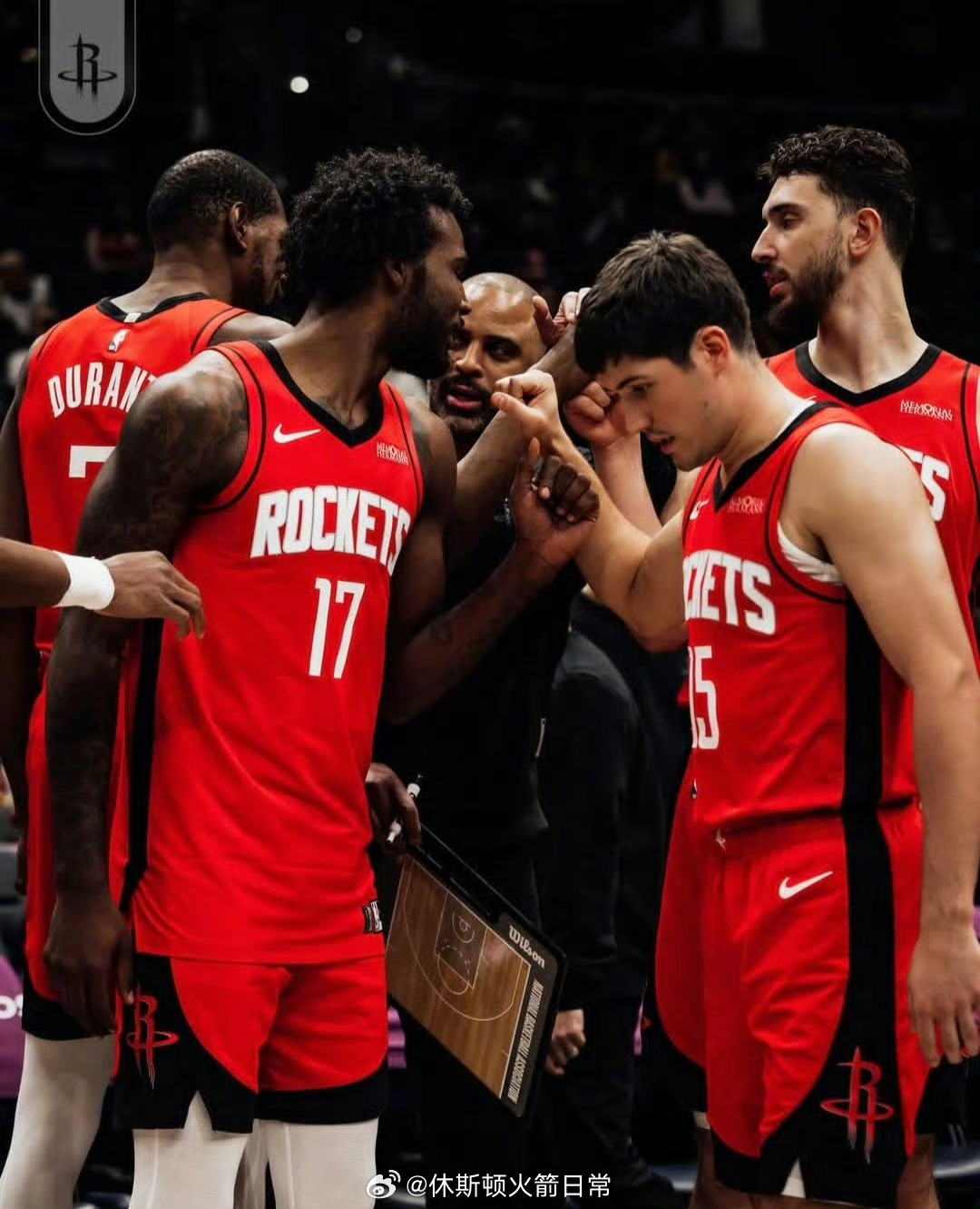 休斯顿火箭队（本赛季胜率为63.3%）在里德·谢泼德首发的比赛中取得了7胜2负的