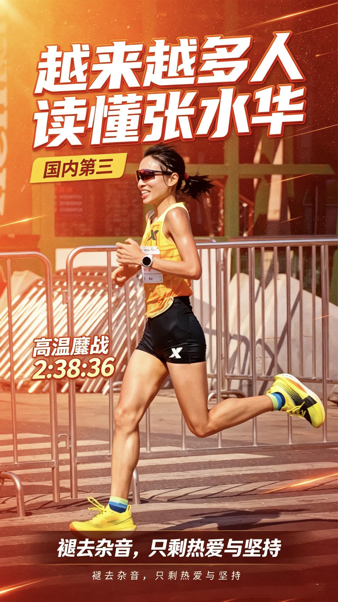 终于，越来越多人开始懂张水华了！
 
沈阳马拉松高温作战，中途两次如厕打乱节奏，