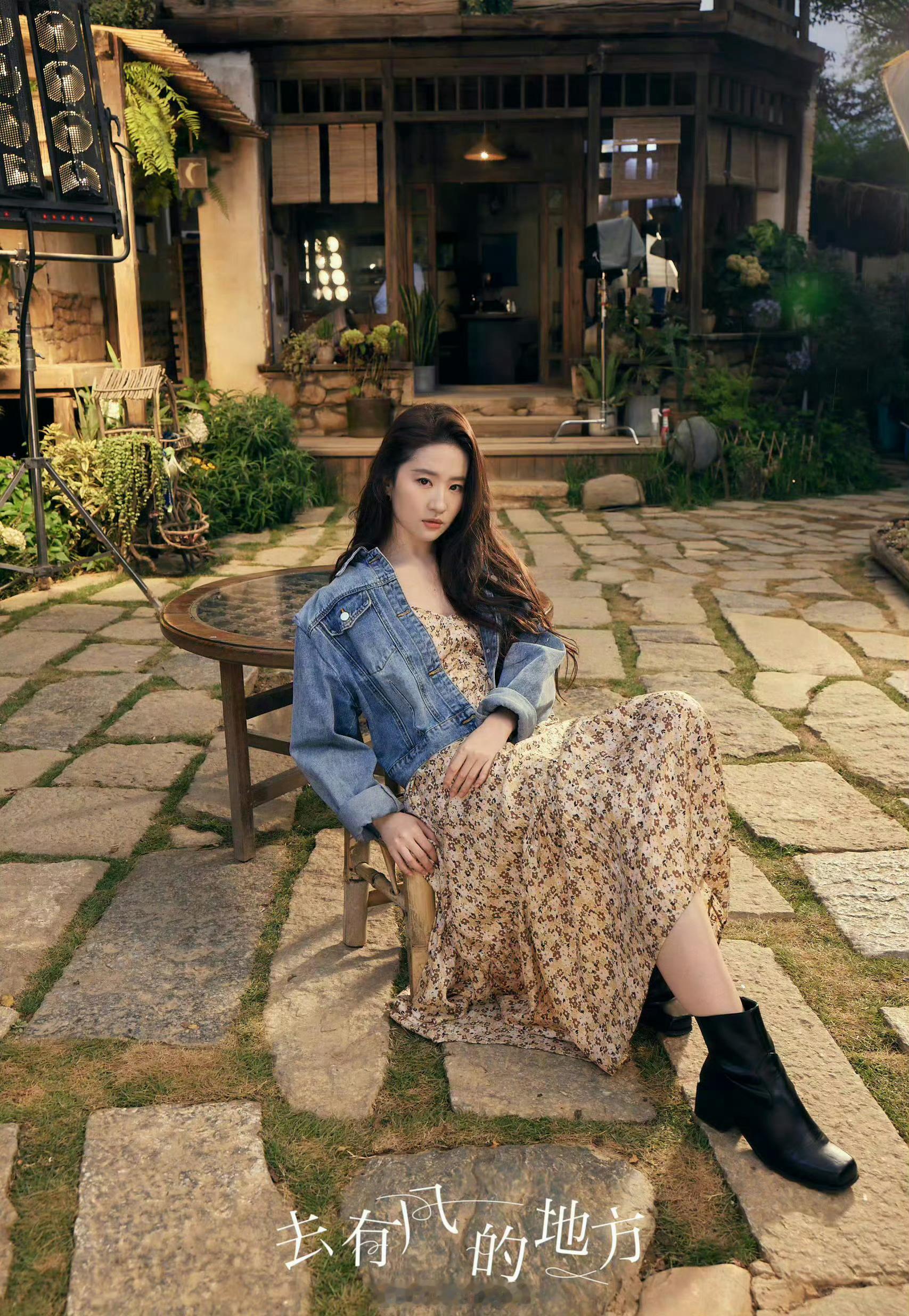 去有风的地方这部剧能成为高口碑爆款剧集，关键是因为有高颜值国民女神刘亦菲啊！我就