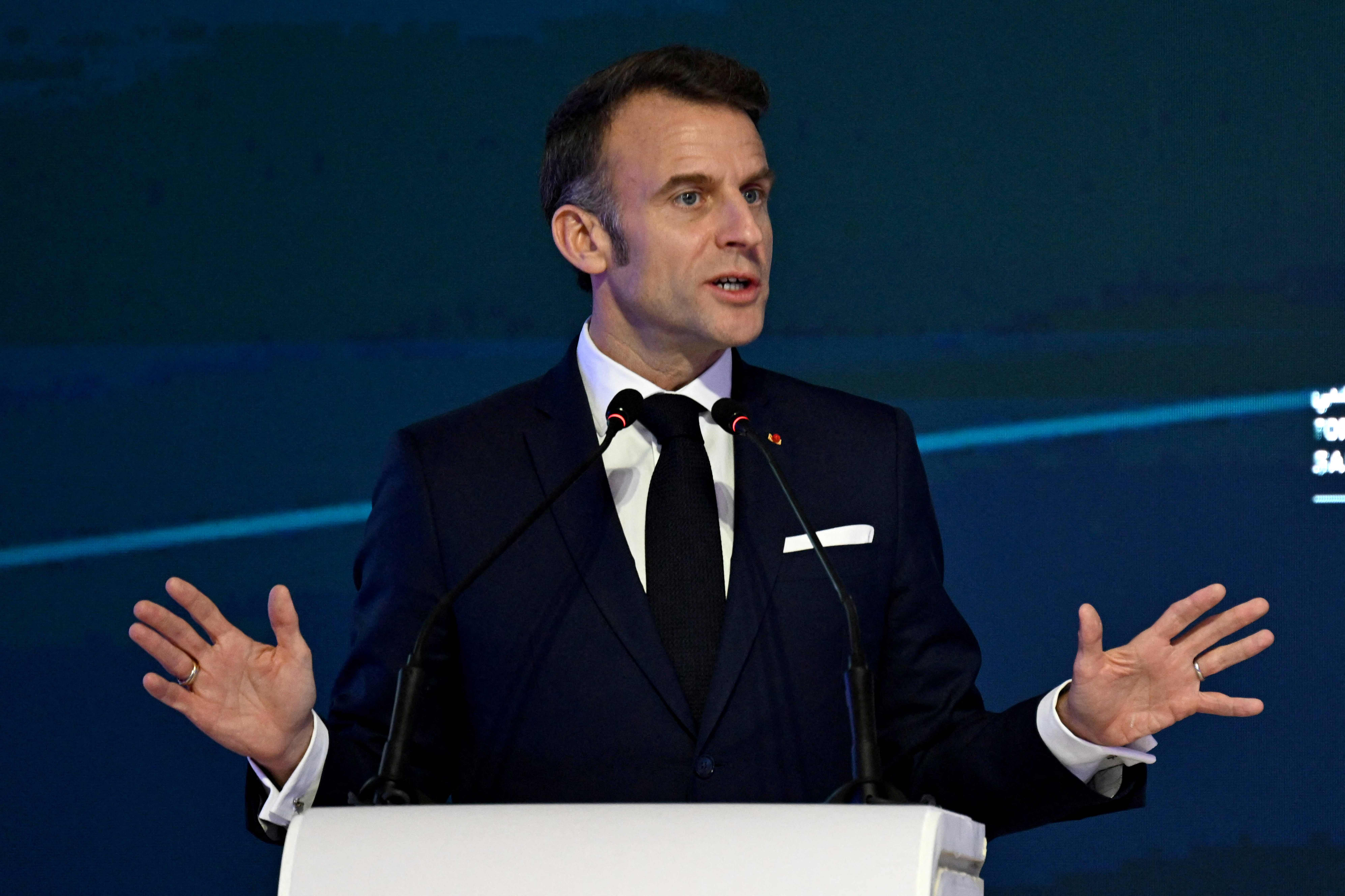 #马克龙呼吁将伊停火协议扩展至黎巴嫩 #【马克龙：有必要将伊朗停火协议扩展到黎巴