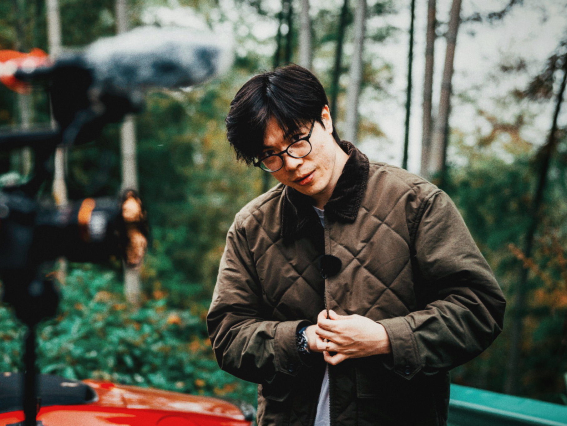 《第三辆车》EP5的工作照，照片是当天来探班的车友「🐶賍腦絲🔰ZHANGNA