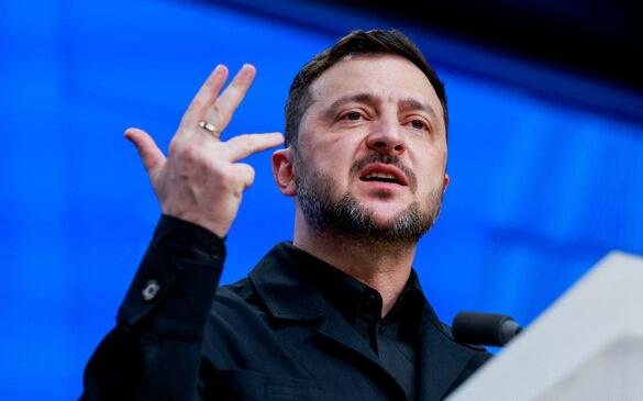 泽连斯基22日在瑞士达沃斯世界经济论坛发表演说时点名台湾

乌克兰总统泽连斯基2