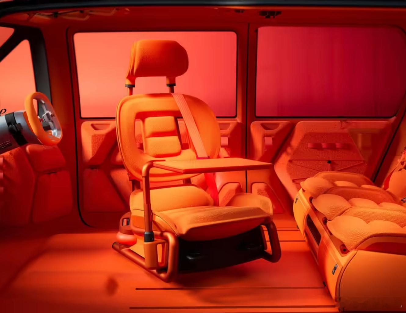 前排一个座椅像开窗！雪铁龙 ELO怎么看着有点极氪 MIX 的味道不过极氪 MI