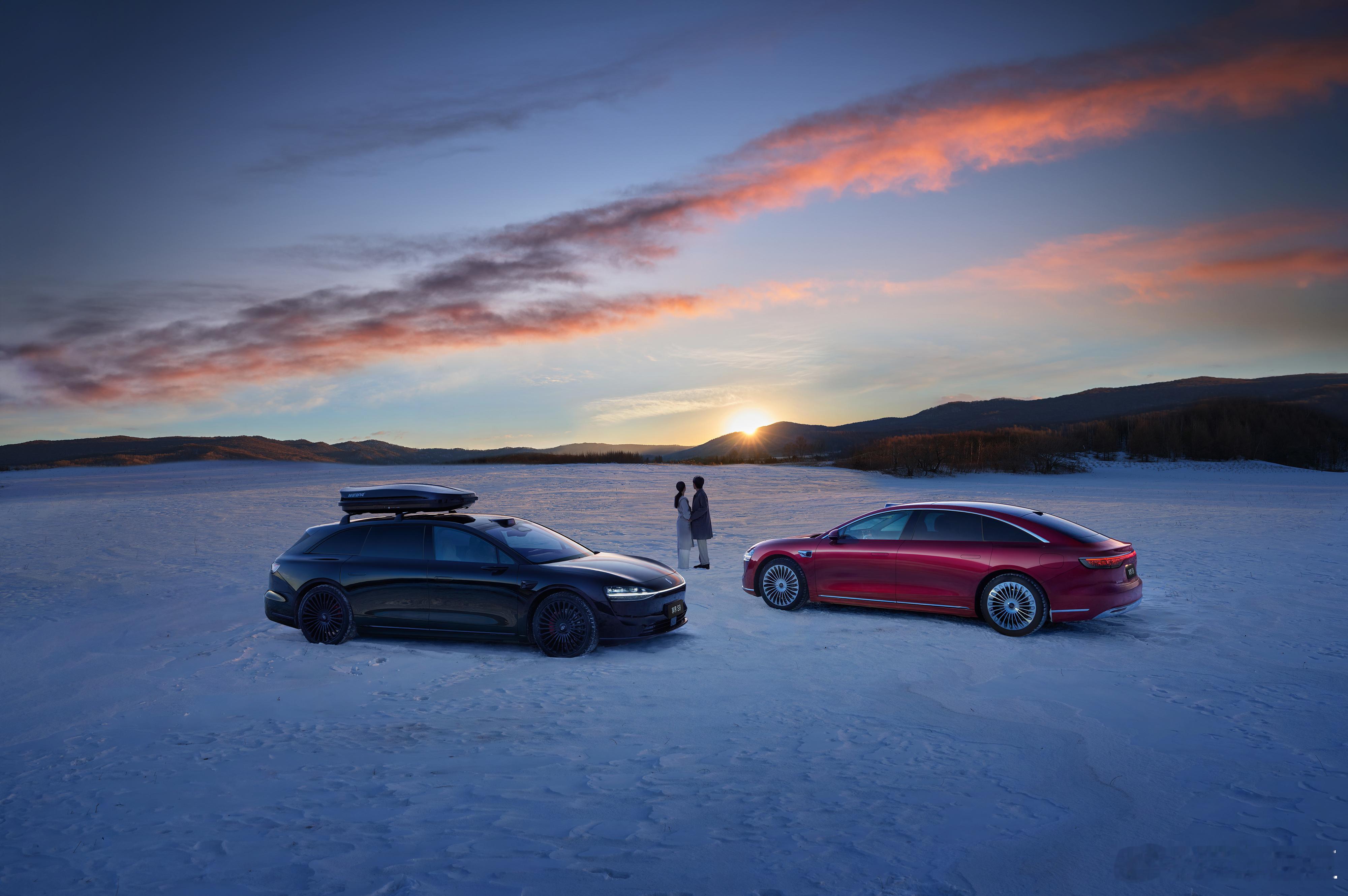 来一组享界冬季氛围照你们就说，这天气是不是很适合开着享界S9T直奔东北呢？