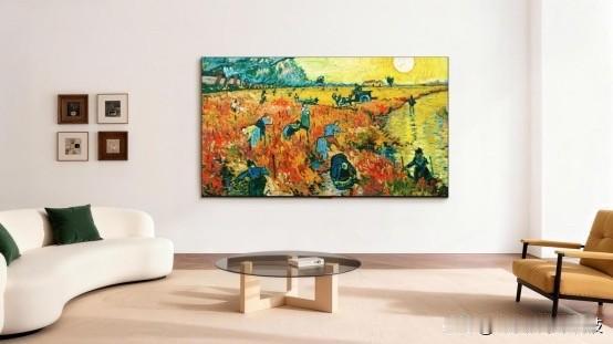 厚度仅4cm，跟华为苹果平板一样薄！
电视也能让客厅秒变艺术馆，家电小白直呼选对