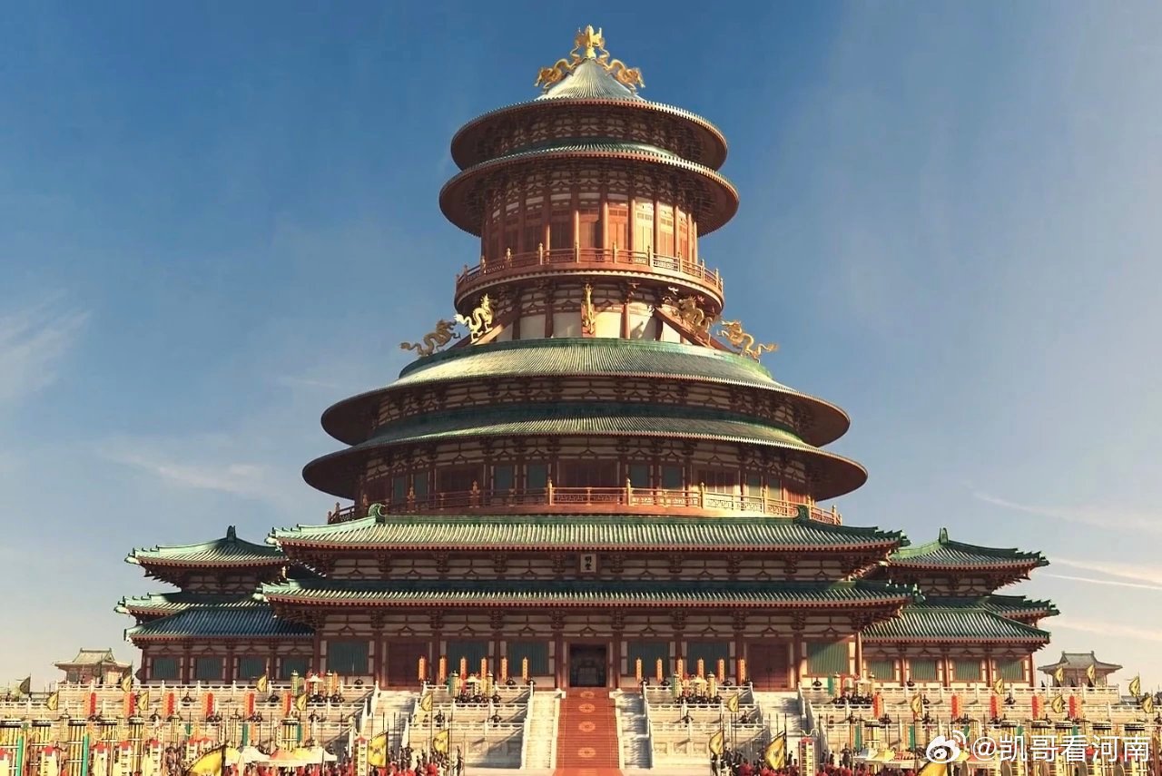 洛阳头条 1300年前的洛阳奇迹：4米粗“定海神针”撑起88米摩天楼 没有起重机