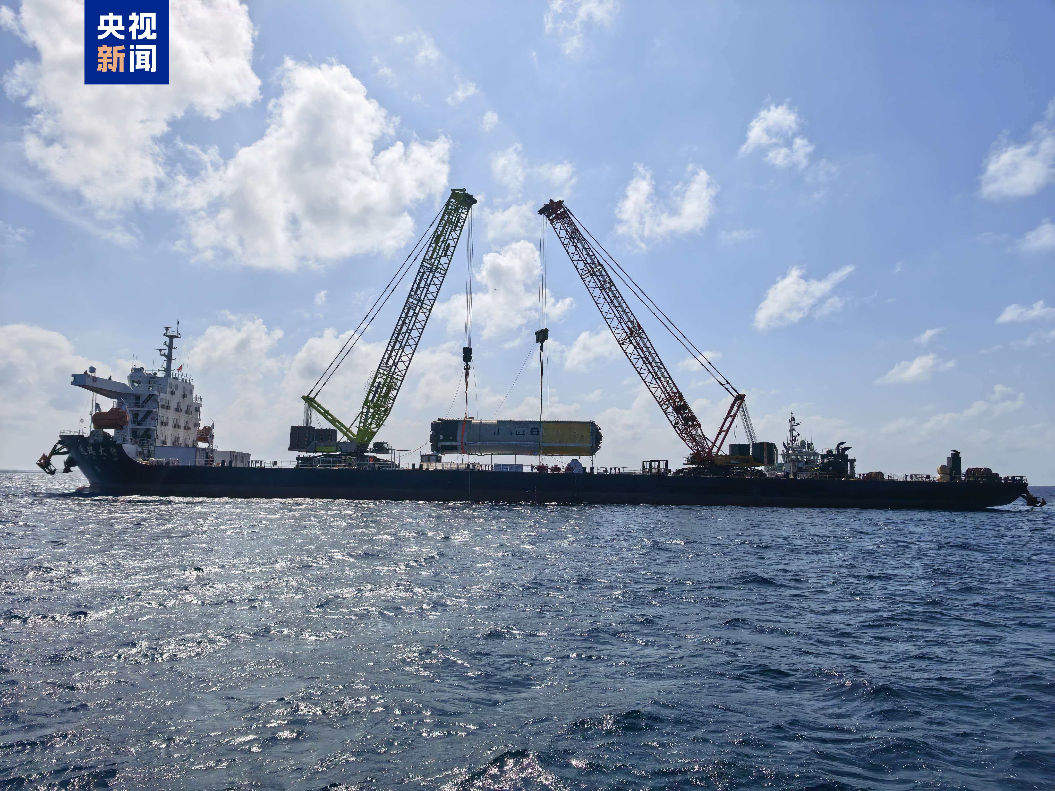 我国完成首次火箭一级箭体海上打捞回收任务