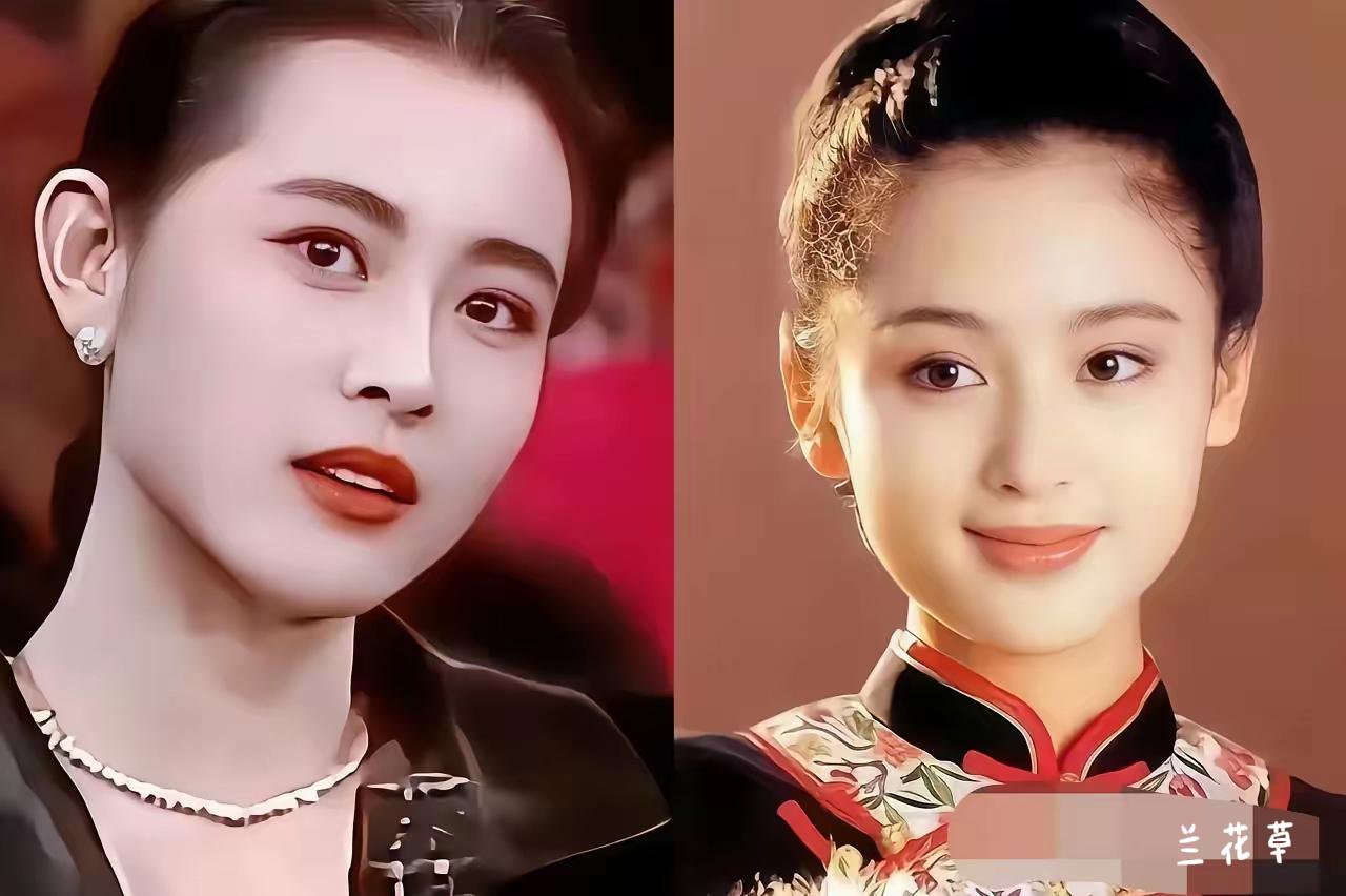 当年的她们俩，都是颜值的担当。 陈红，倪萍。
青春，是最好的基石。越过青春，就各