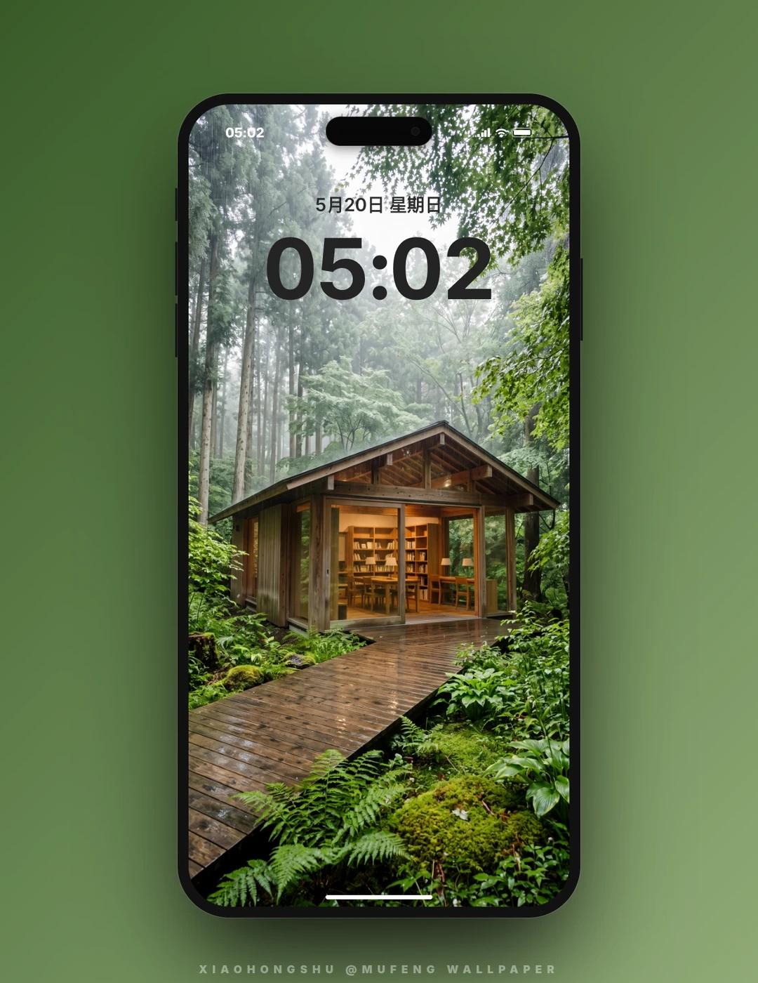iPhone | 4k超清壁纸✨
✨303
森林图书馆 木质建筑 玻璃书房 森林