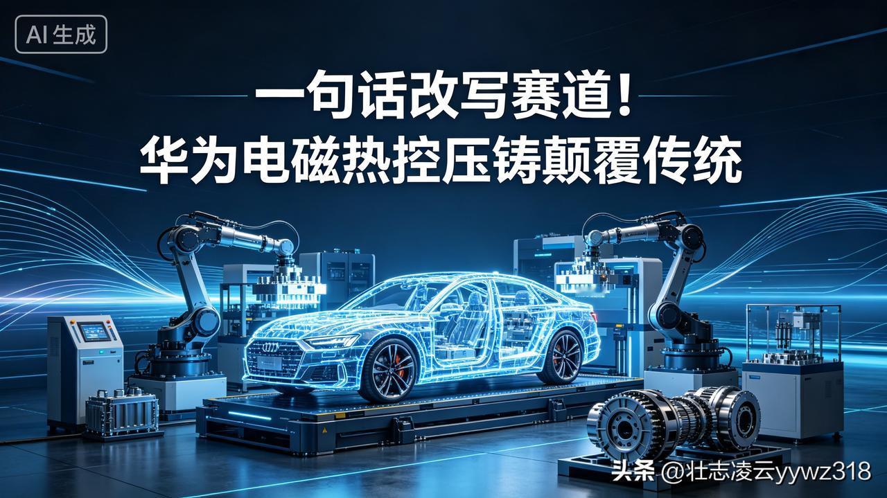 行业洗牌瞬间开启！4月22日发布会现场，随着余承东一句直言，全球压铸行业迎来真正