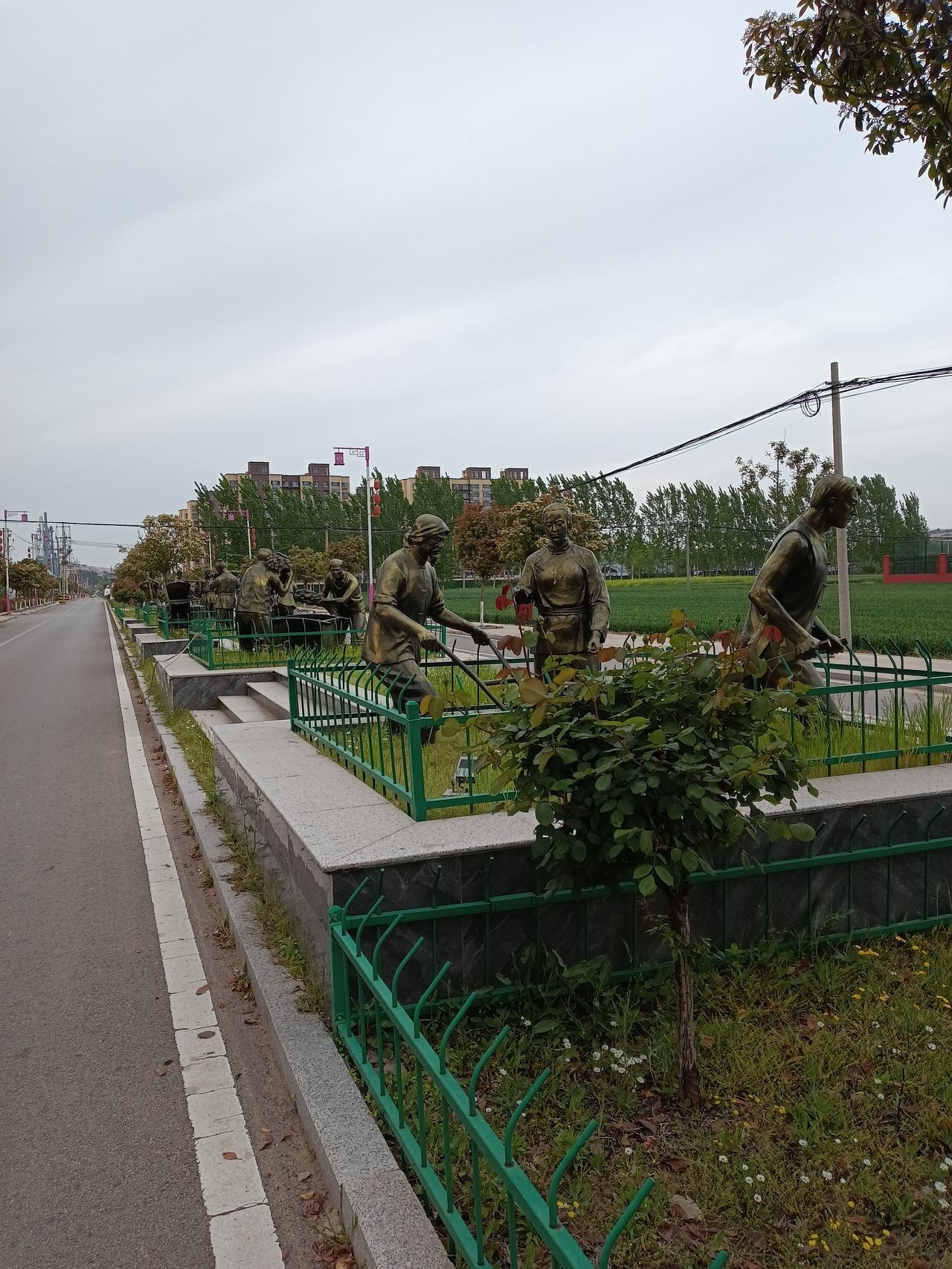 肥城市桃园镇网红街一督