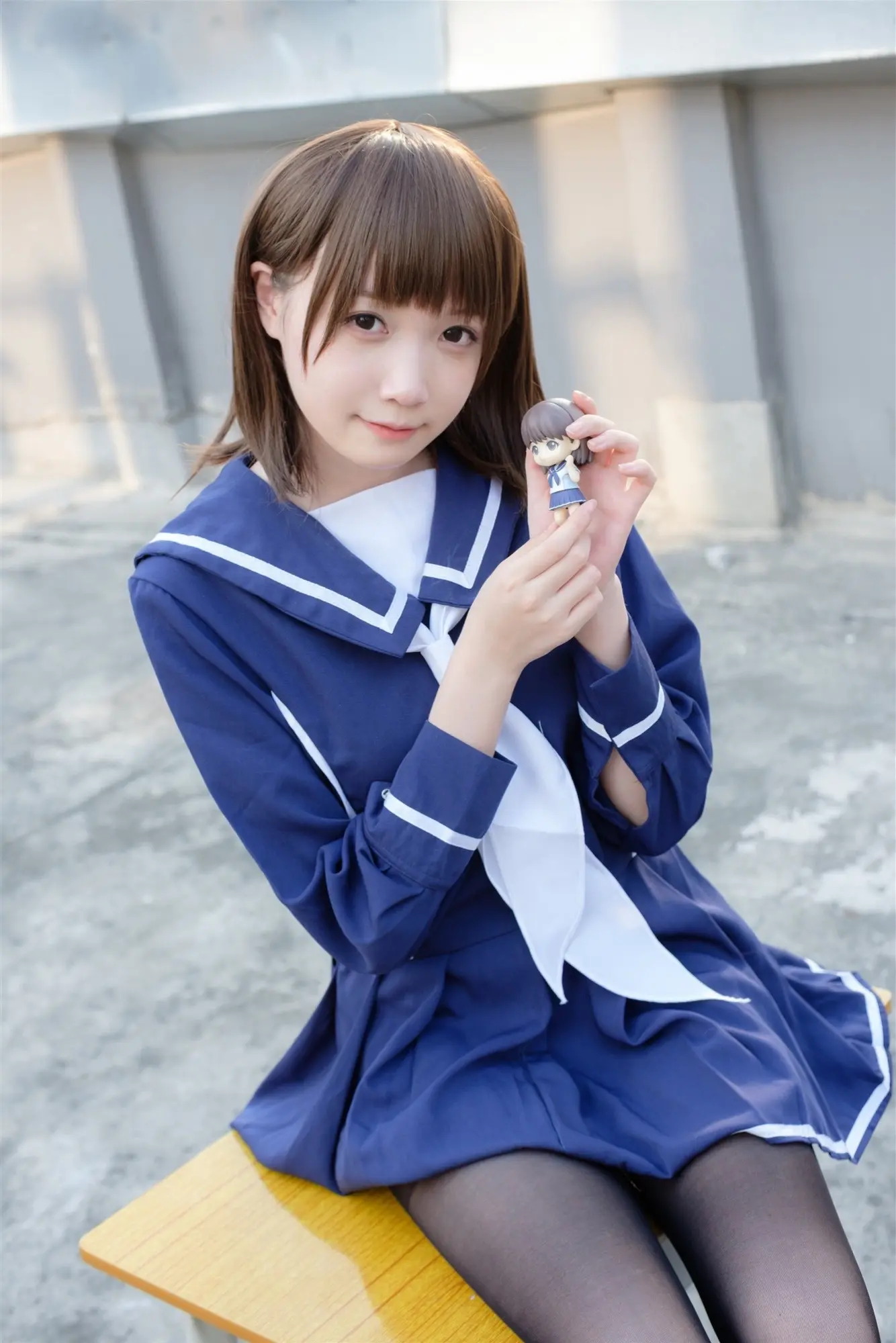 校园生活碎片 复古穿搭 校园风 复古校服 日系少女妆容