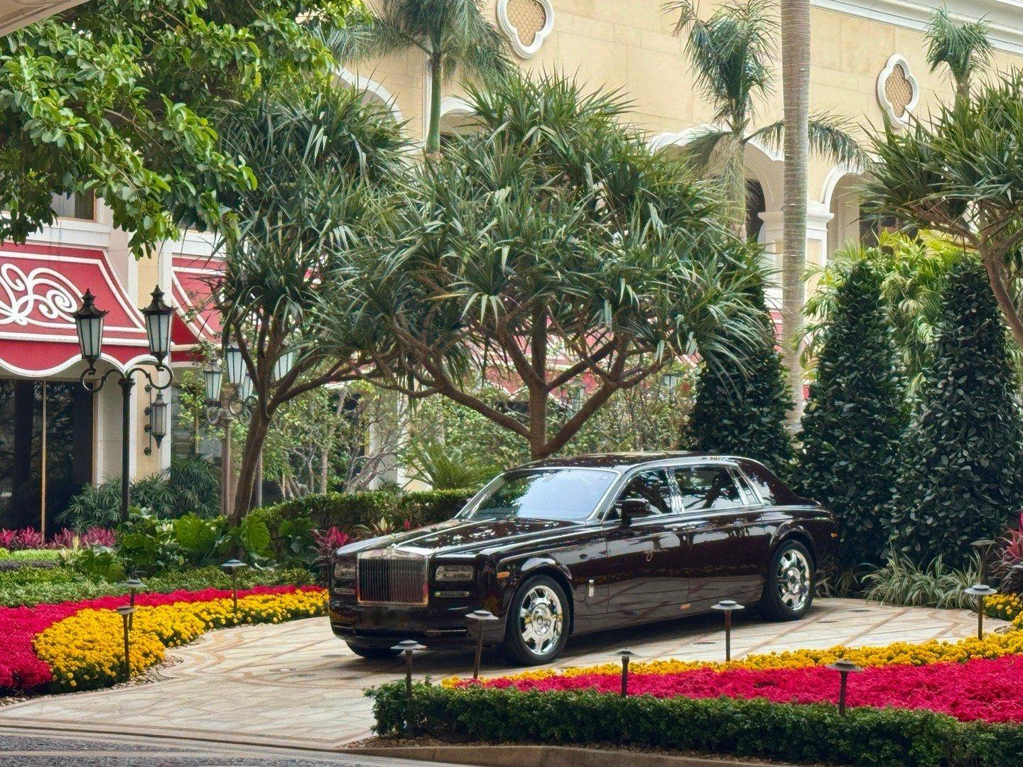 这车就像是这亲生的一样和谐。 澳门·澳门永利皇宫酒店(Wynn Palace)