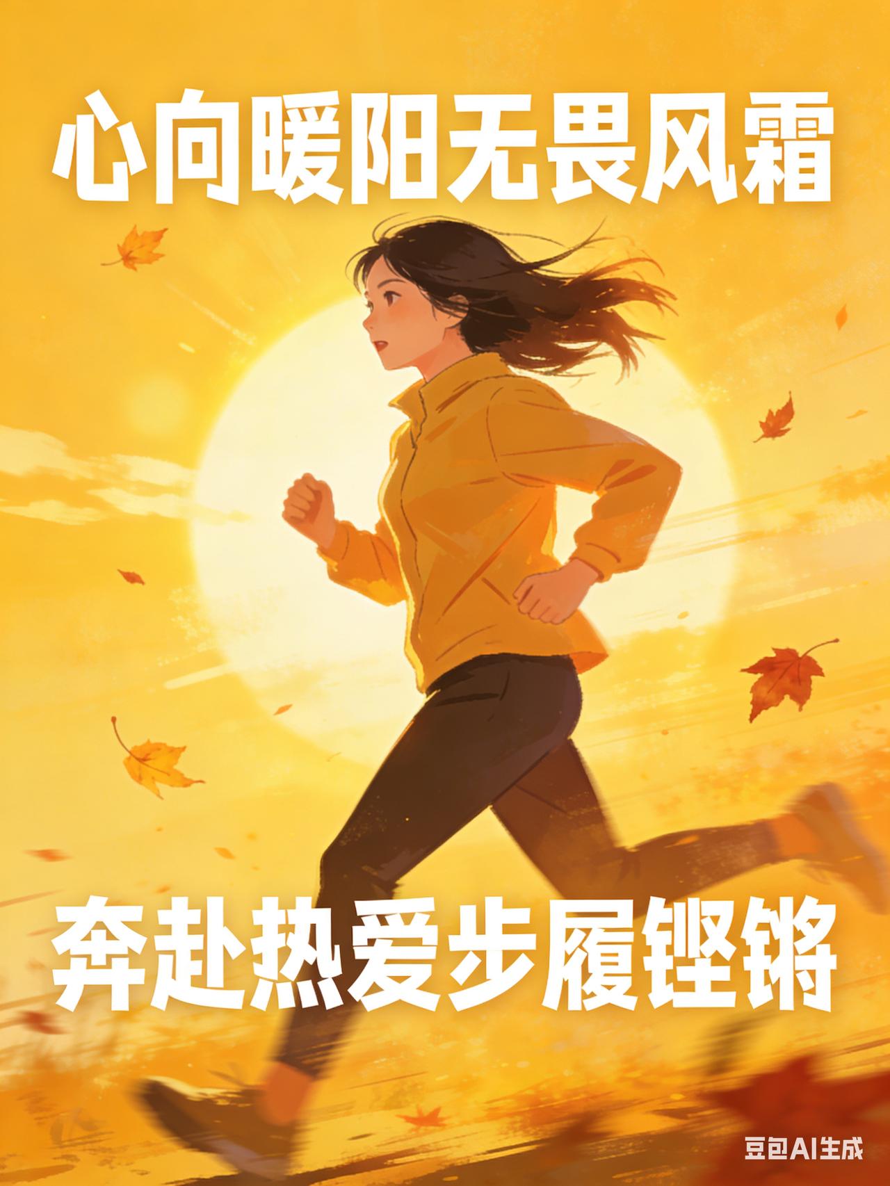 每日分享一句人生感悟 心向暖阳无畏风霜，奔赴热爱步履铿锵。