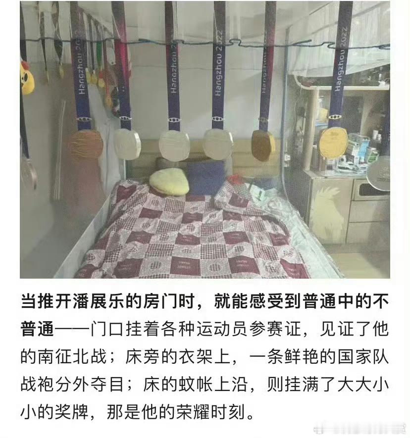 潘展乐的冠军痛房[金牌][笑cry]含金量好高的蚊帐！ #全民聊奥运# #潘展乐