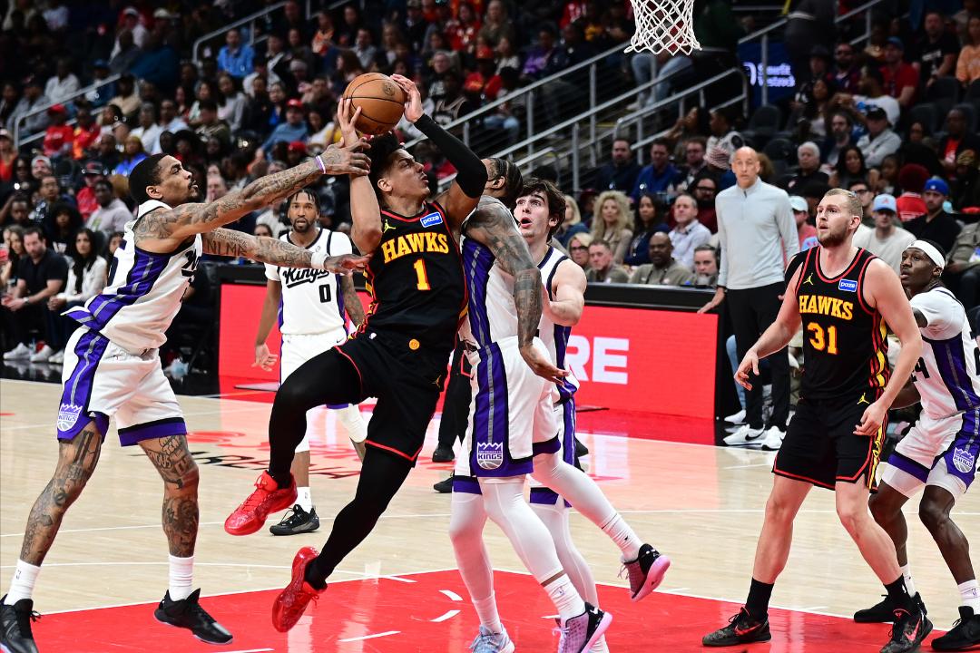 爆冷夜！老鹰主场123-113狂胜国王，六人得分上双引爆全场！

东部黑马老鹰队