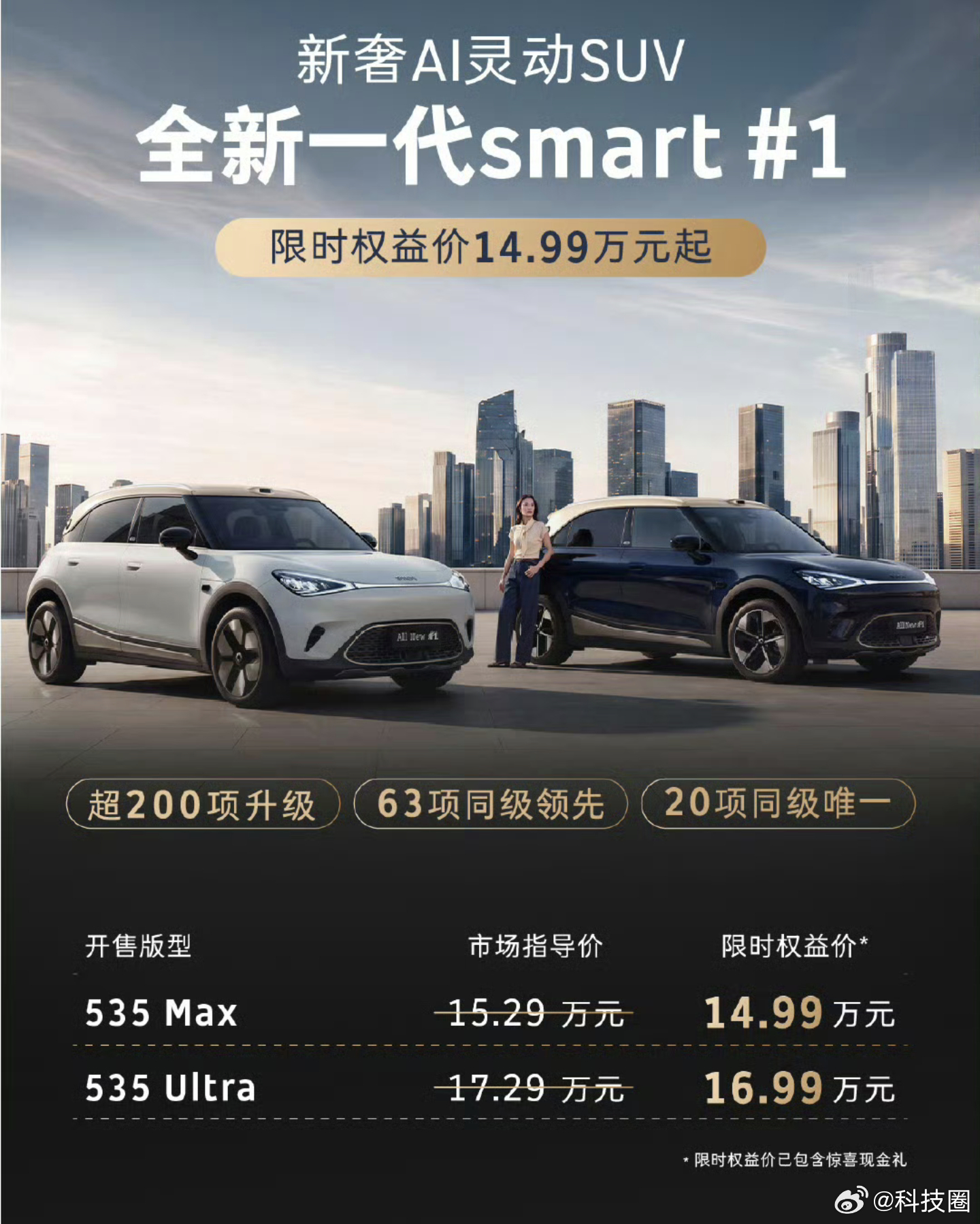 如果Smart 1 智驾和座舱系统能更好一些，算得上这价位的精品小车了，国产新能