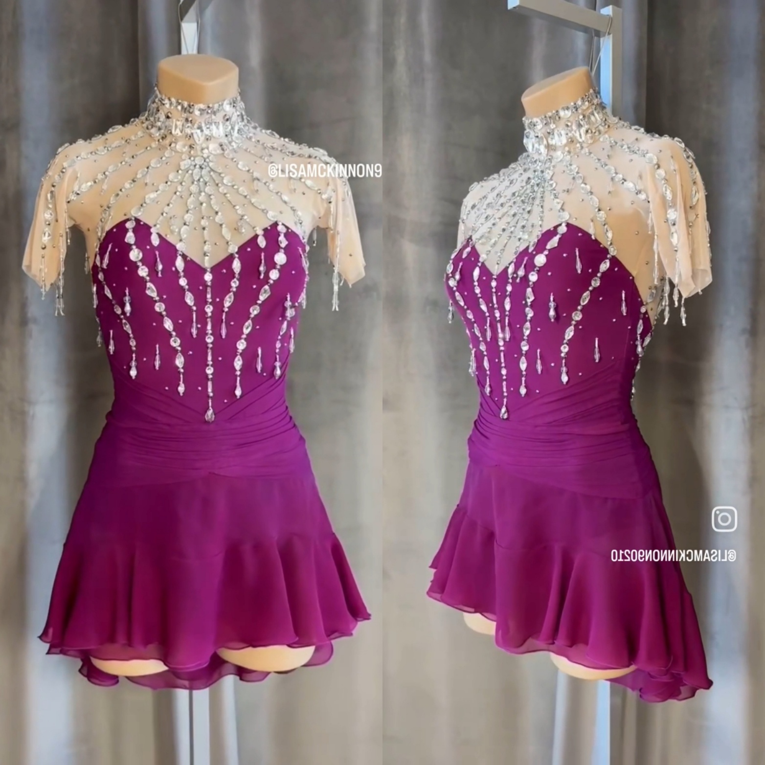 isabeau levito收集花样costume 2025-26赛季表演滑 麦