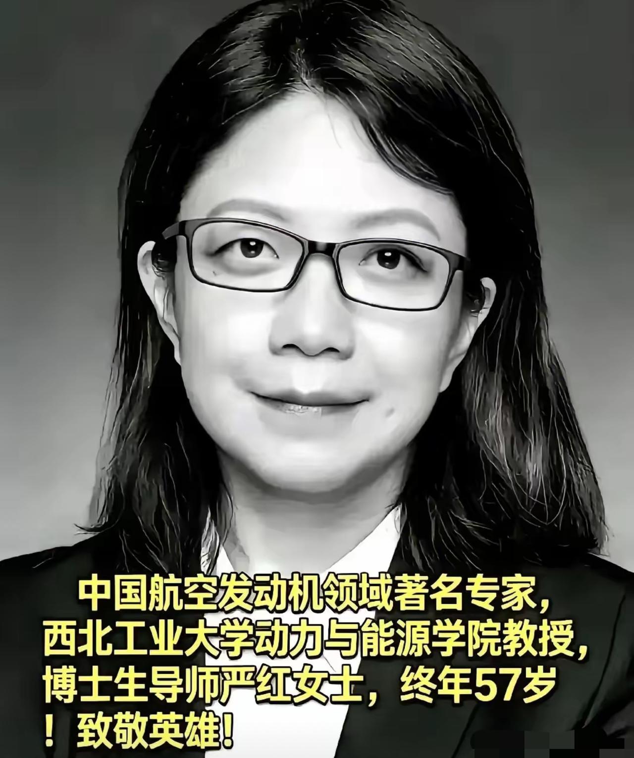 真的破防了，3月24日，西工大博导严红，死磕航空发动机的核心专家，也悄然离去了。