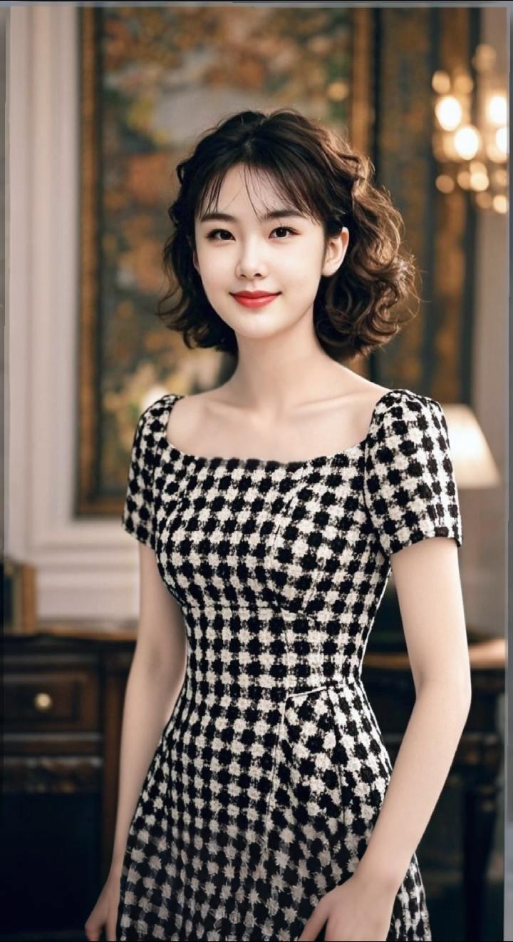 AI扩图 AI旗袍佳人