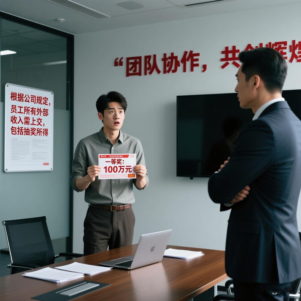 出差抽中100万元显卡被公司索要，打工人凭啥要“充公”

近日，上海某公司实习生