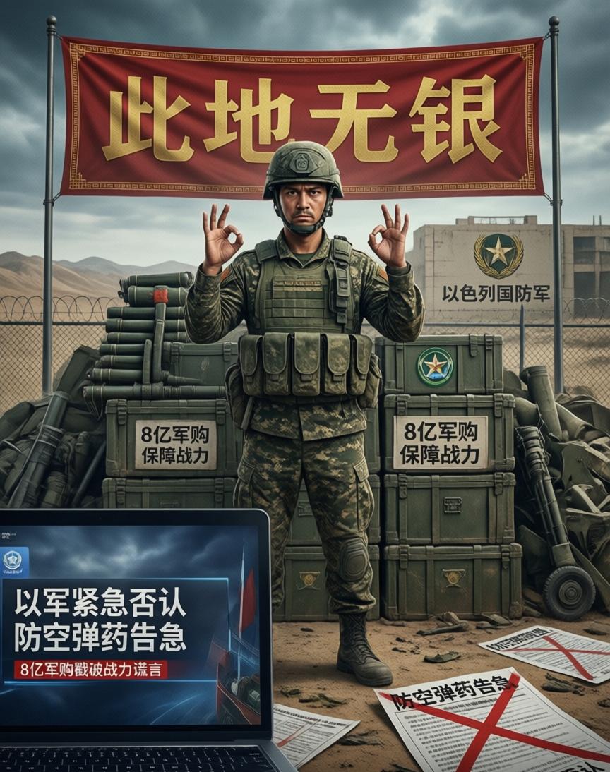 此地无银！以军紧急否认防空弹药告急，8亿军购戳破战力谎言

3月15日，以色列国