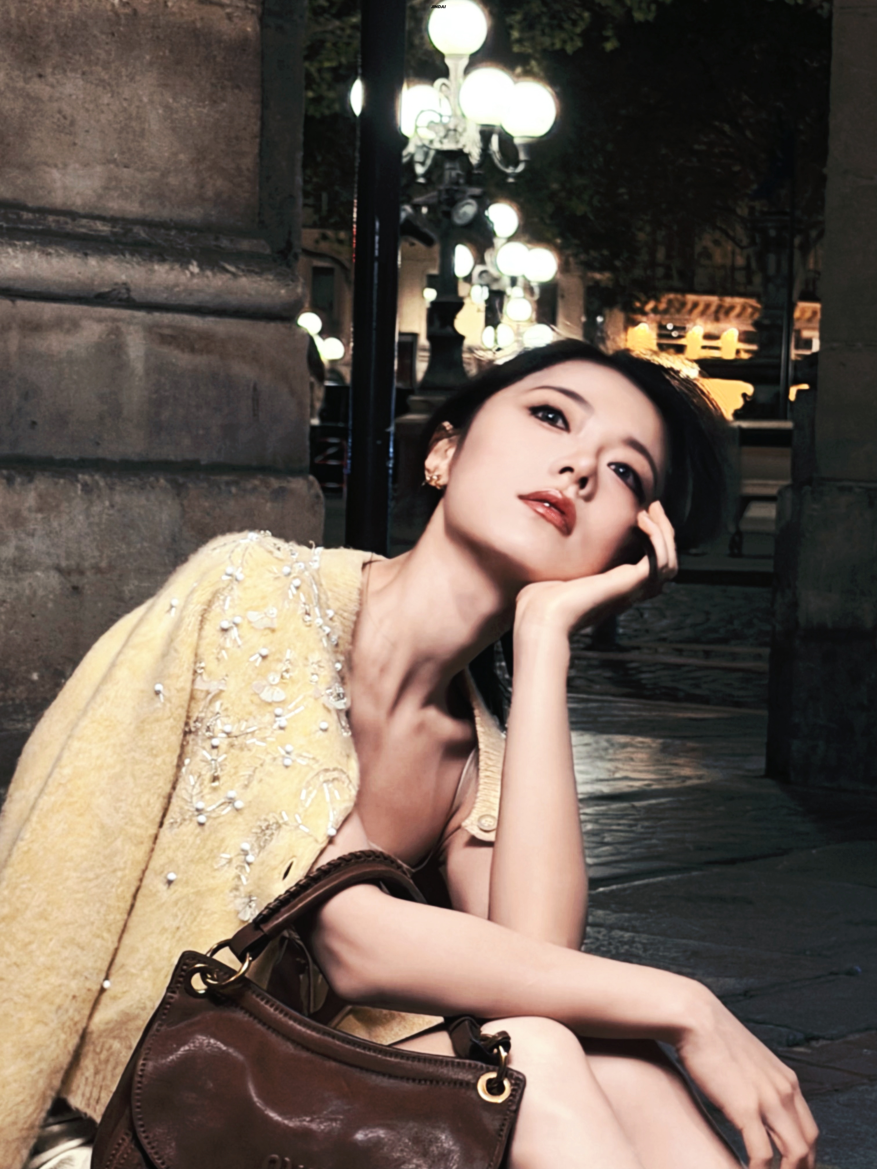 夜色朦胧🌼赵今麦miumiu品牌大使miumiu巴黎时装秀miumiu2027