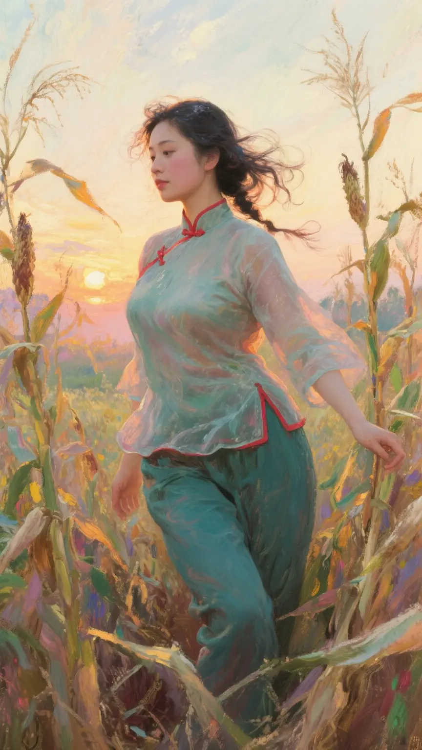 丰收的季节 土地情怀 版画艺术
