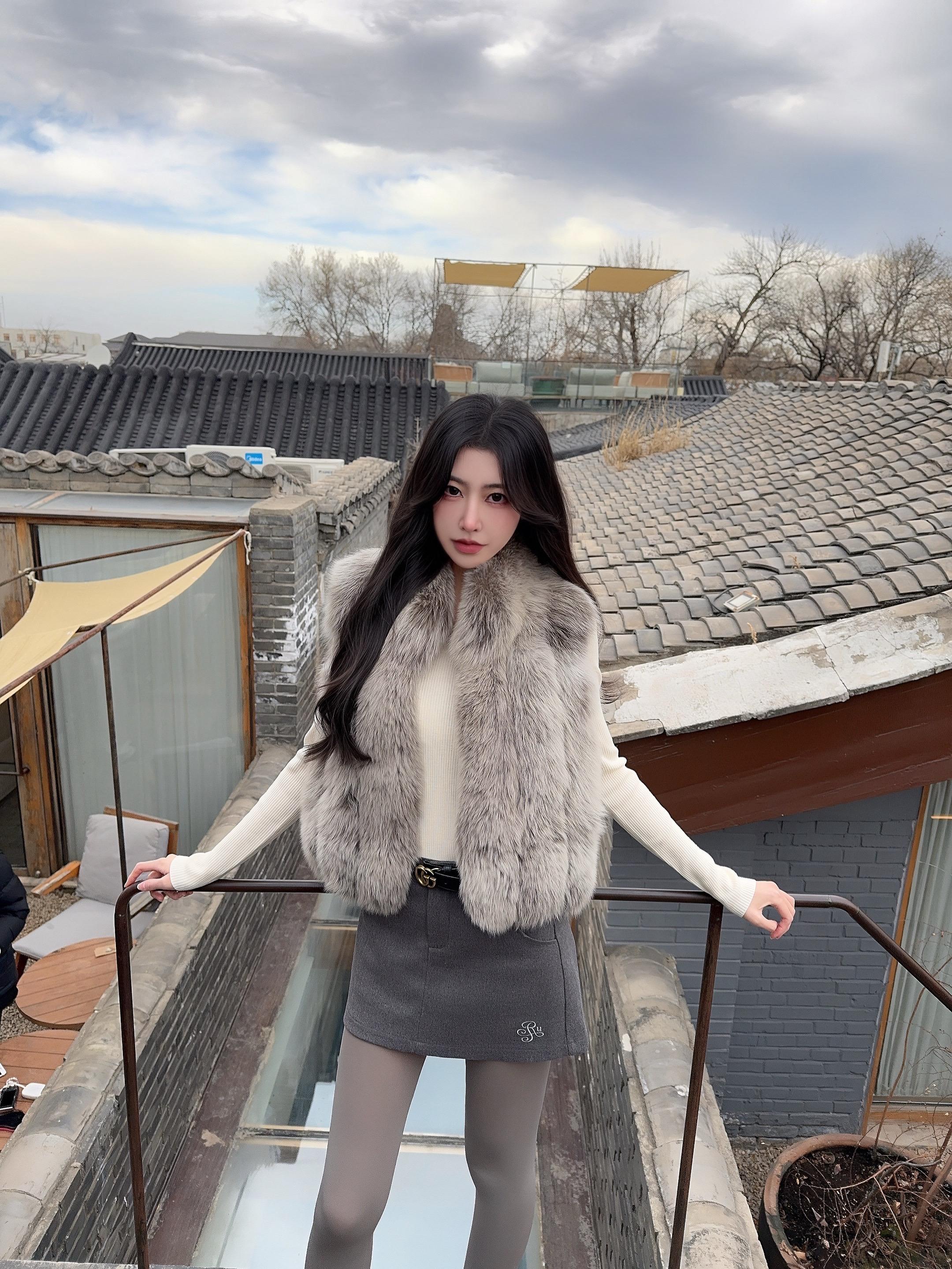 这地方真好 就是冻人 幸好皮草马甲暖暖