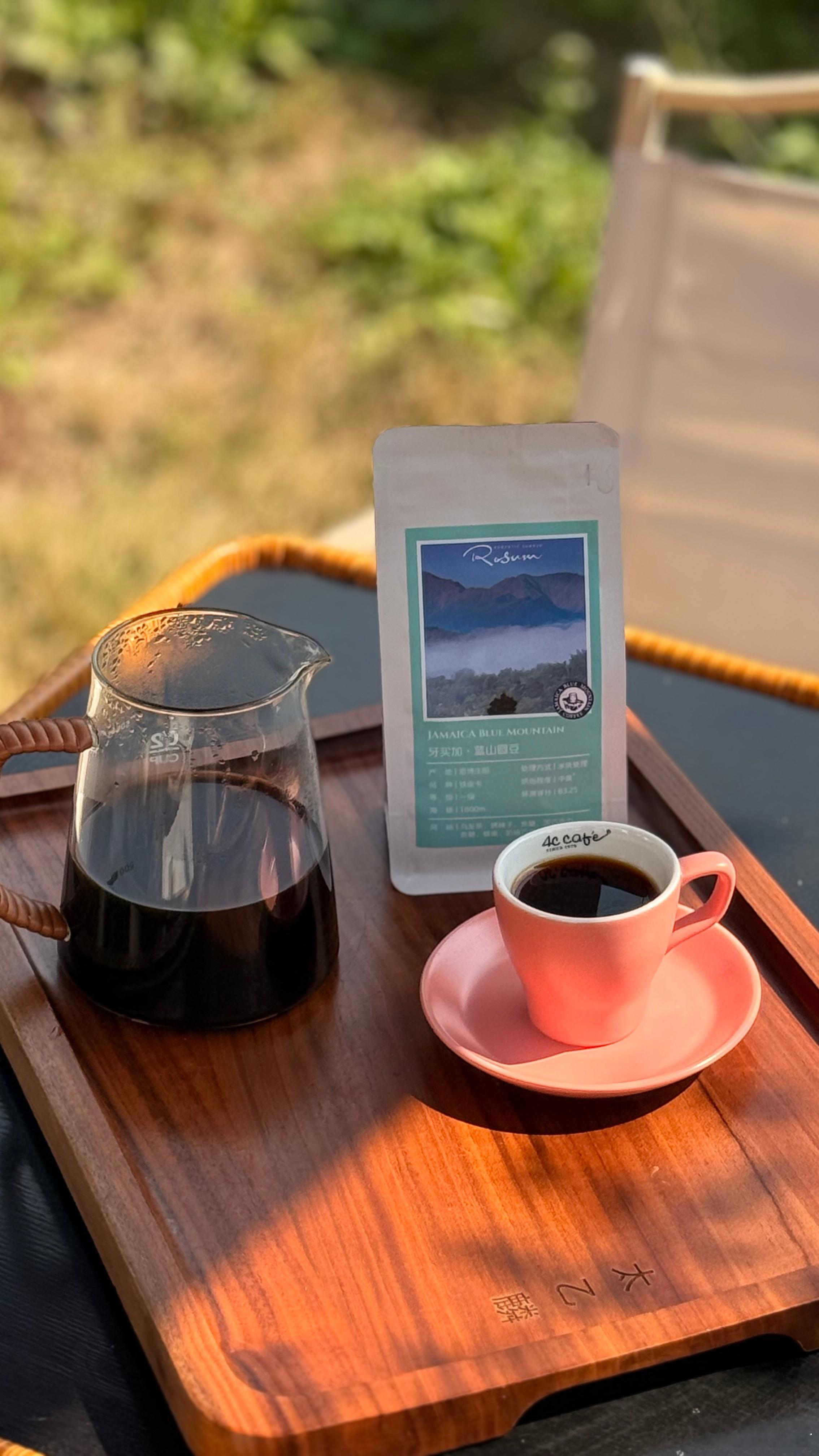 牙买加蓝山咖啡恩博庄园一号114克铝塑纸袋简装114克经典小木桶装咖啡咖啡馆牙买