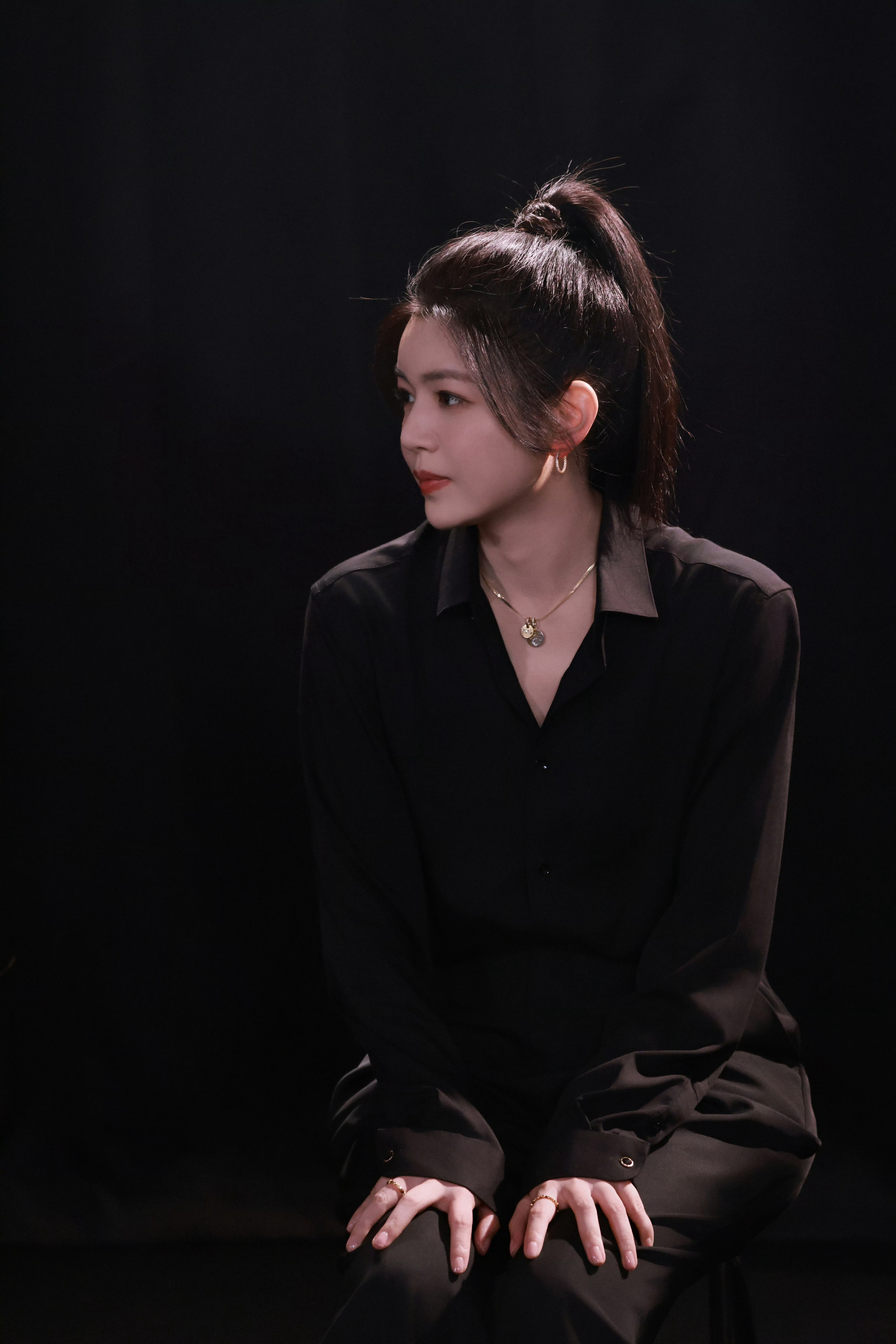 陈妍希（24）牛仔连衣裙👗陈妍希首谈离婚 ​​​