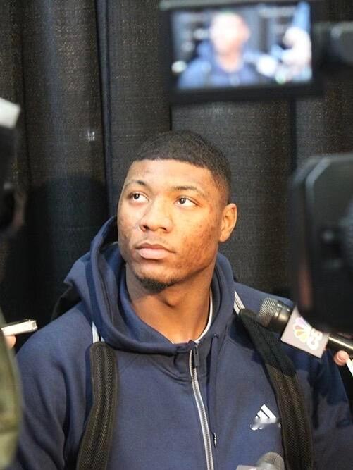 篮天下 2014年NBA选秀联合试训照片，拉文真的帅！Images via NB