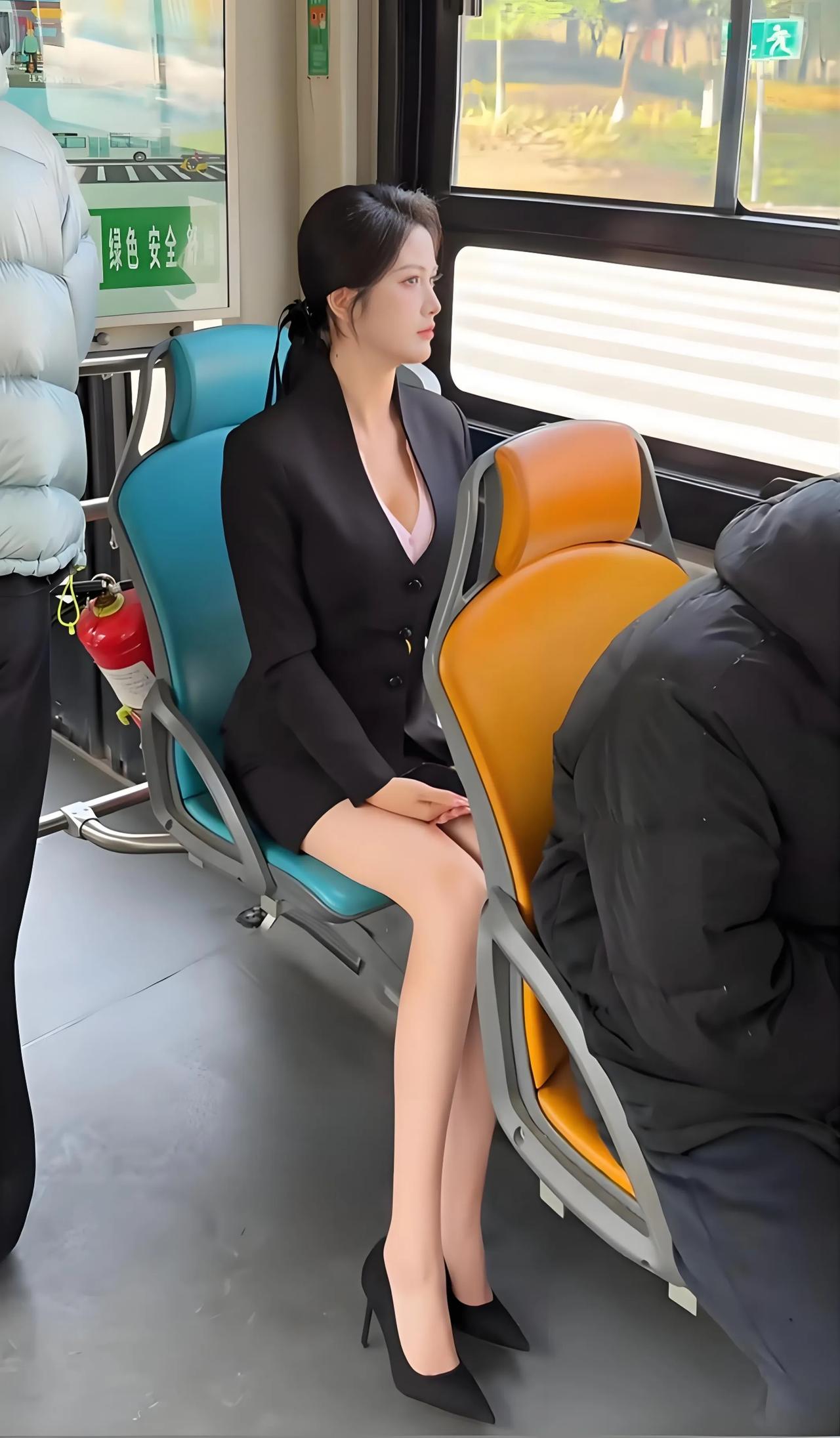 如果你坐公交车时，遇到这样的女生，你第一句搭讪的话是什么？