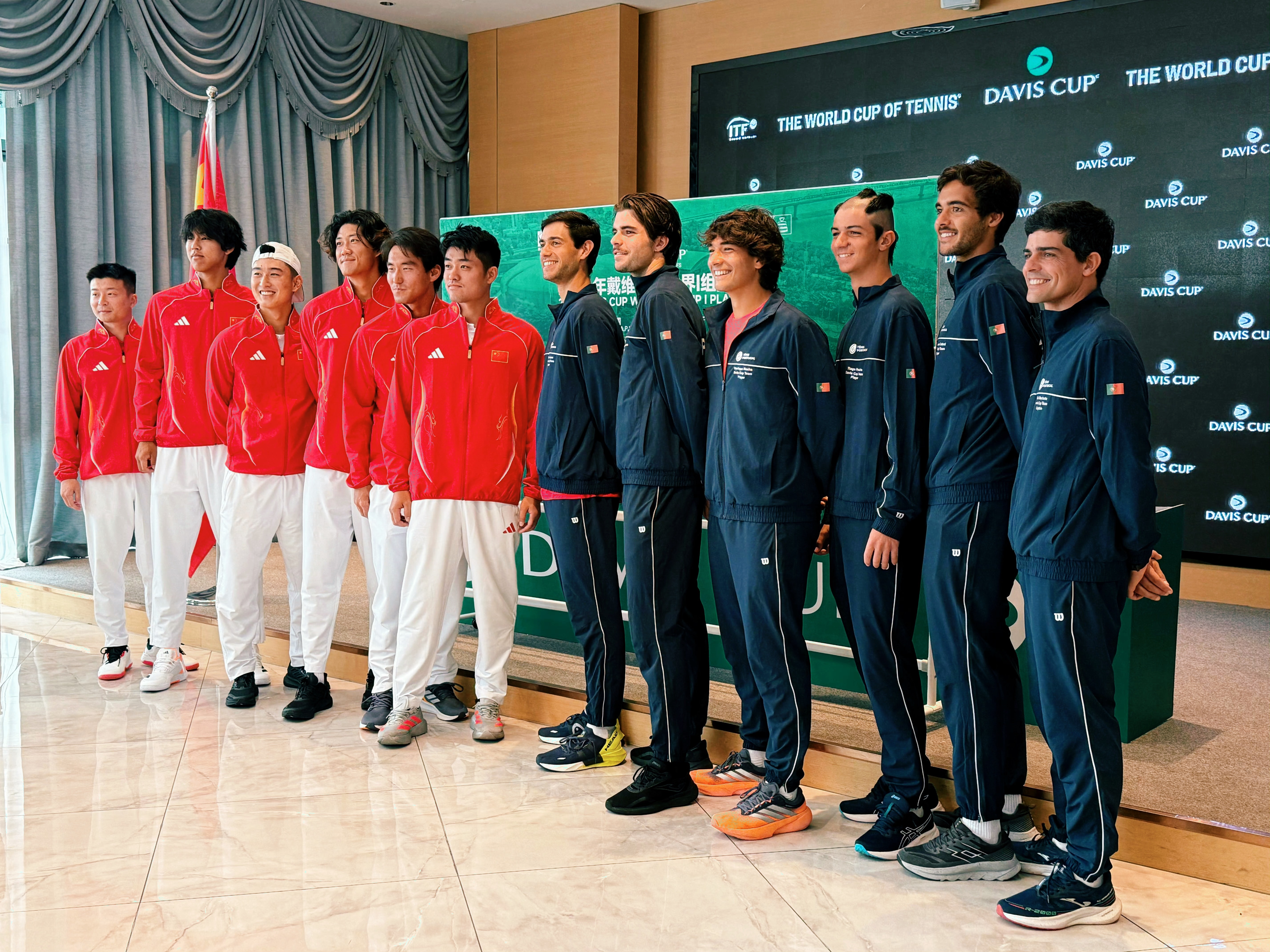 戴维斯杯中国vs葡萄牙对阵2月6日中午12:00开赛:布云朝克特 vs 罗沙吴易