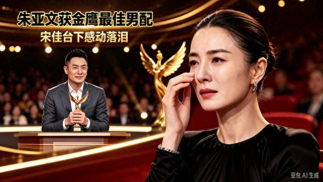 朱亚文获金鹰最佳男配宋佳哭了