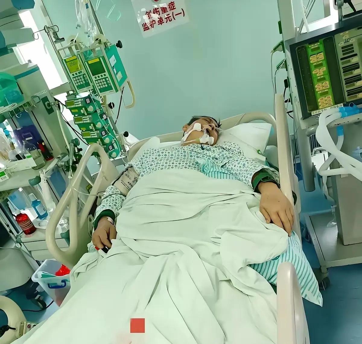 没人味了！上海，男子躺在医院的病床上，已经意识不清，生命已走到了尽头，他的二婚妻