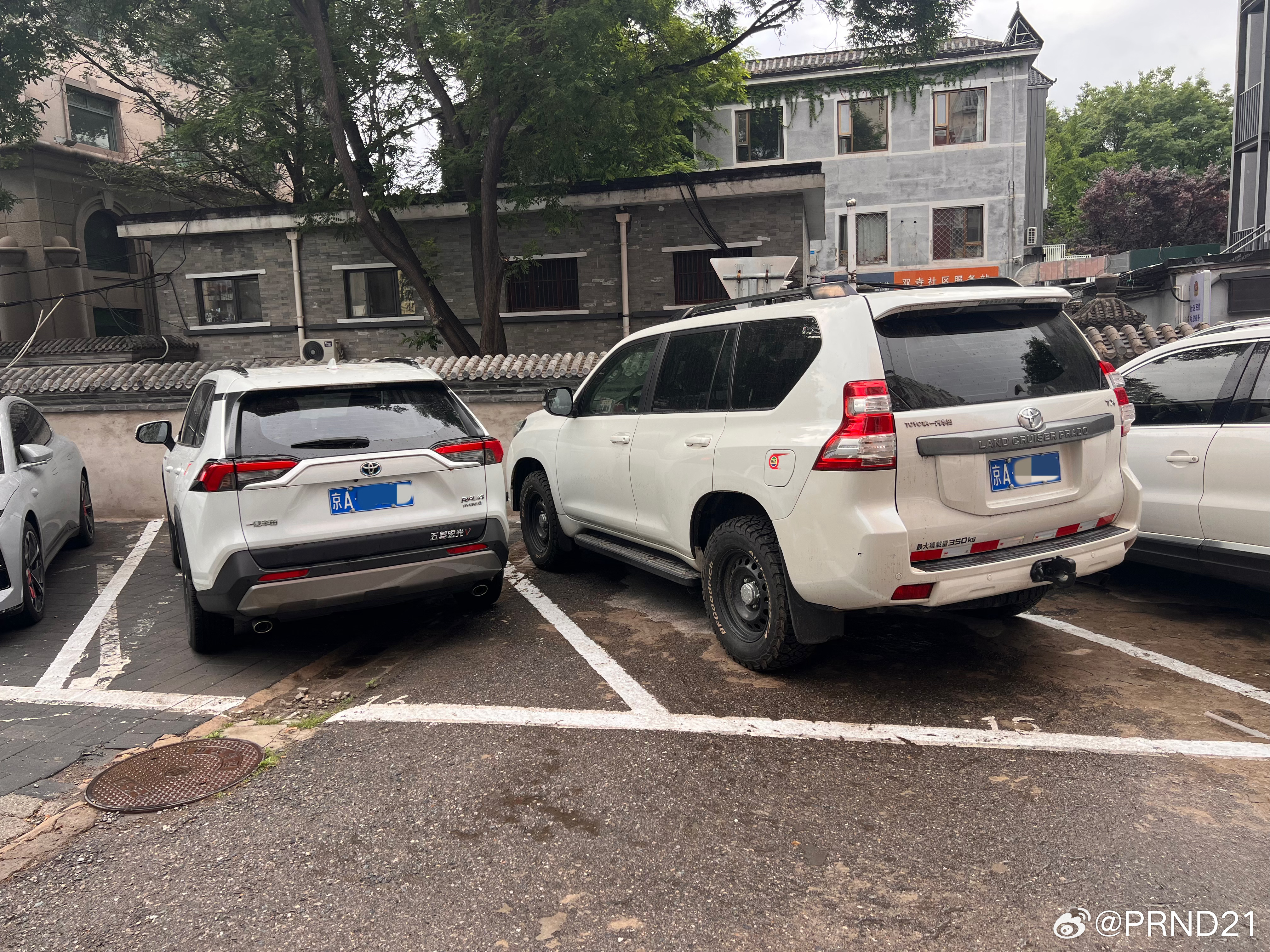 下完雨好像更脏了…… 北京